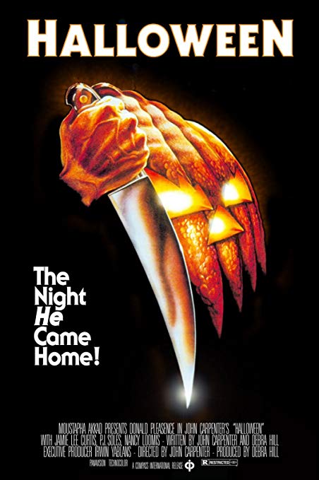 Halloween movie poster for a Top 10 Halloween movie list